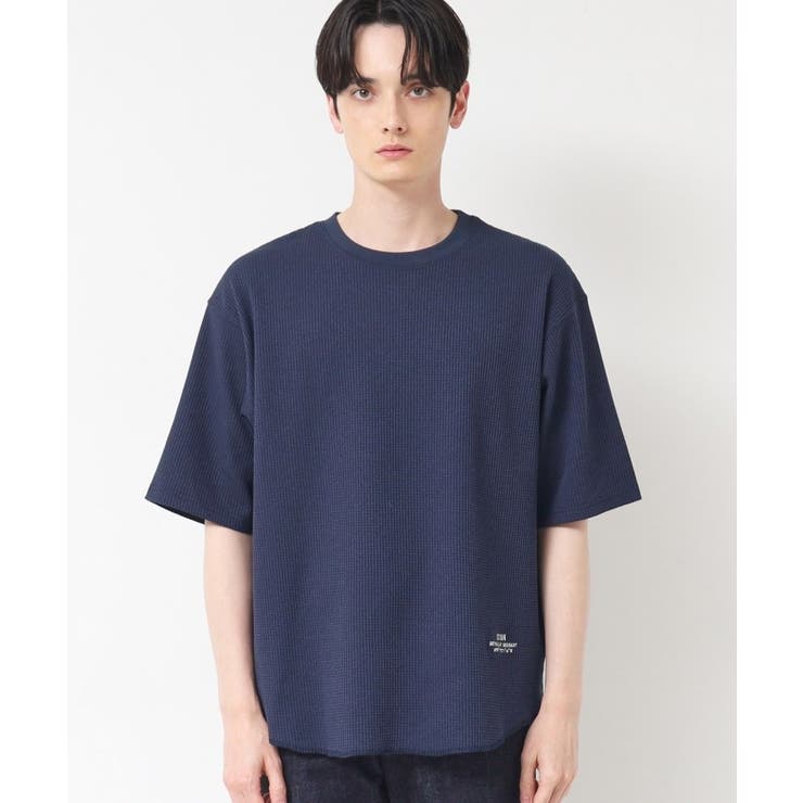 【洗える】ワッフルオーバーTシャツ | Dessin | 詳細画像13 