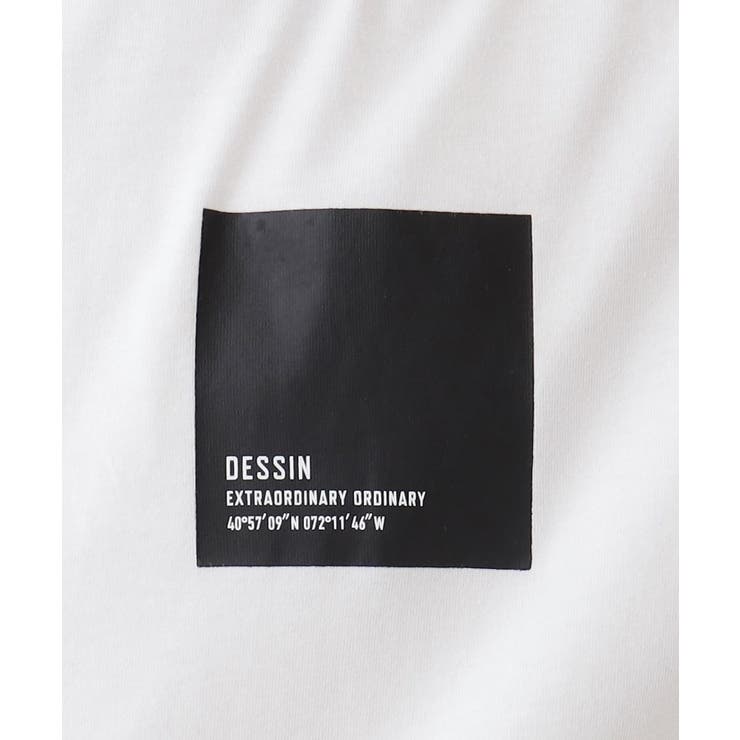 【洗える】オーガニックコットンロゴ入り半袖Tシャツ | Dessin | 詳細画像14 