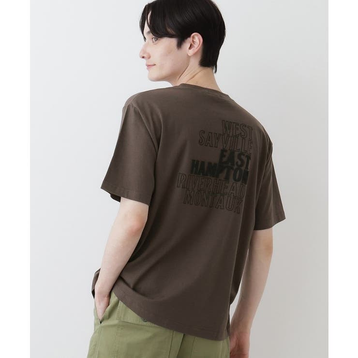 【洗える】オーガニックコットンロゴ入り半袖Tシャツ | Dessin | 詳細画像1 