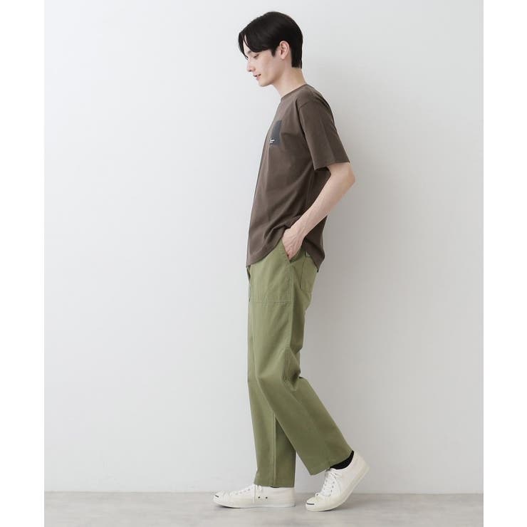 【洗える】オーガニックコットンロゴ入り半袖Tシャツ | Dessin | 詳細画像3 