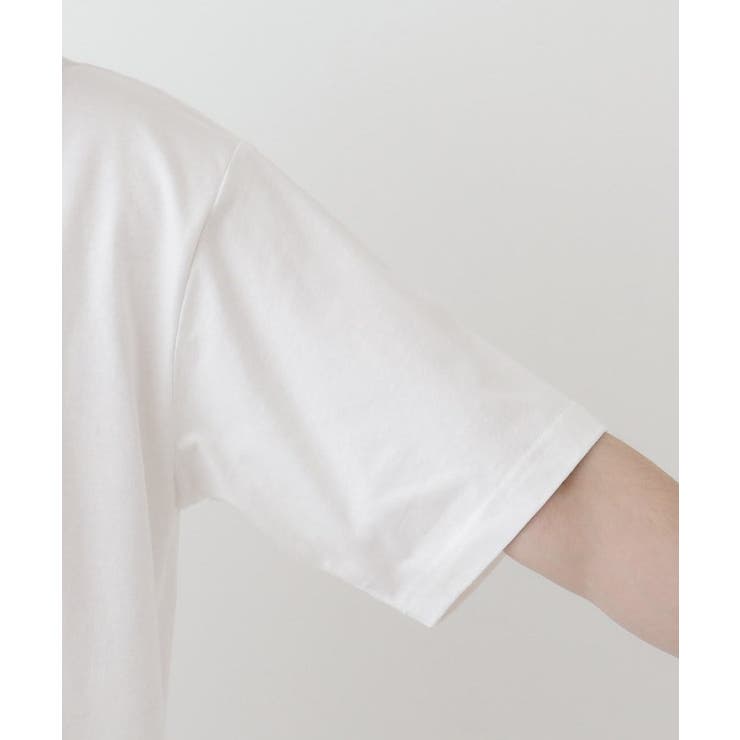 【洗える】オーガニックコットンロゴ入り半袖Tシャツ | Dessin | 詳細画像20 