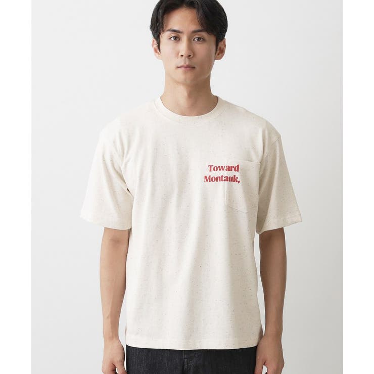 カラーネップ ポケットTシャツ | Dessin | 詳細画像9 