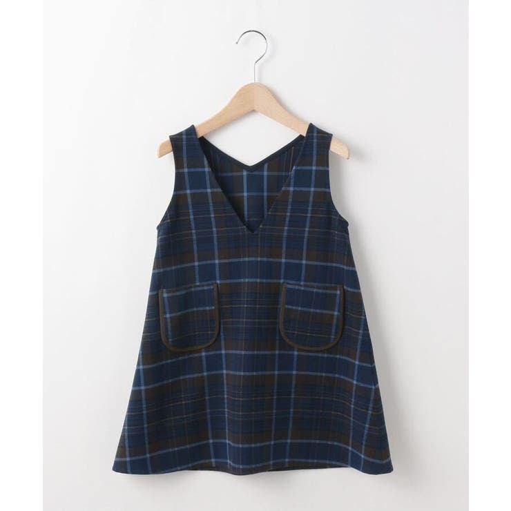 パイピングポケットチェックワンピース 品番 Wrdw Dessin デッサン のレディースファッション通販 Shoplist ショップリスト