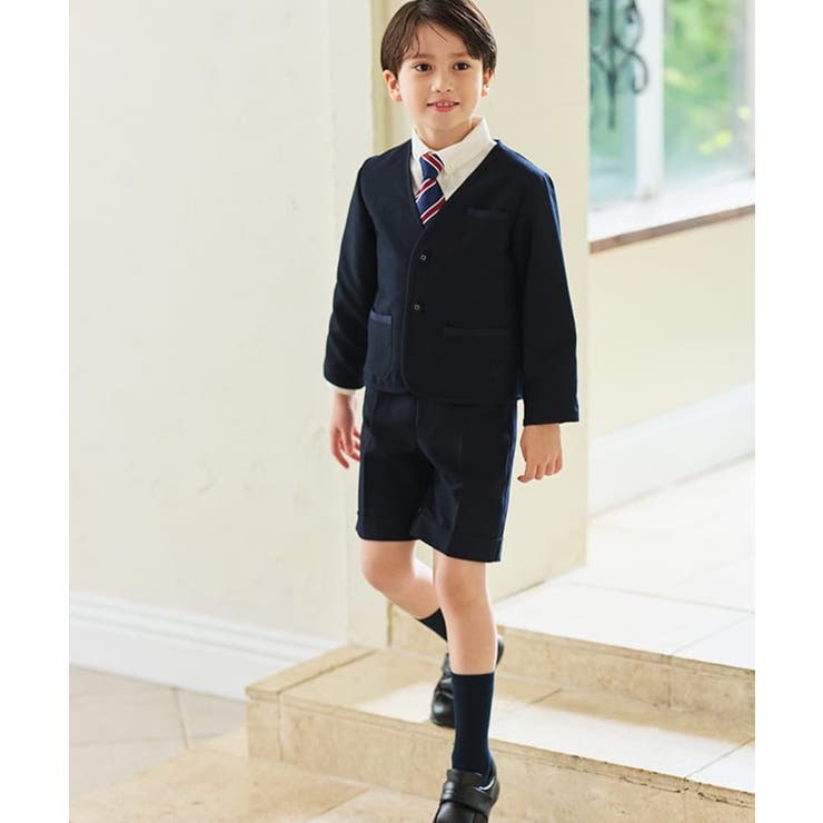 ネイビー(094) | 【セレモニー】ノーカラージャケット | Dessin