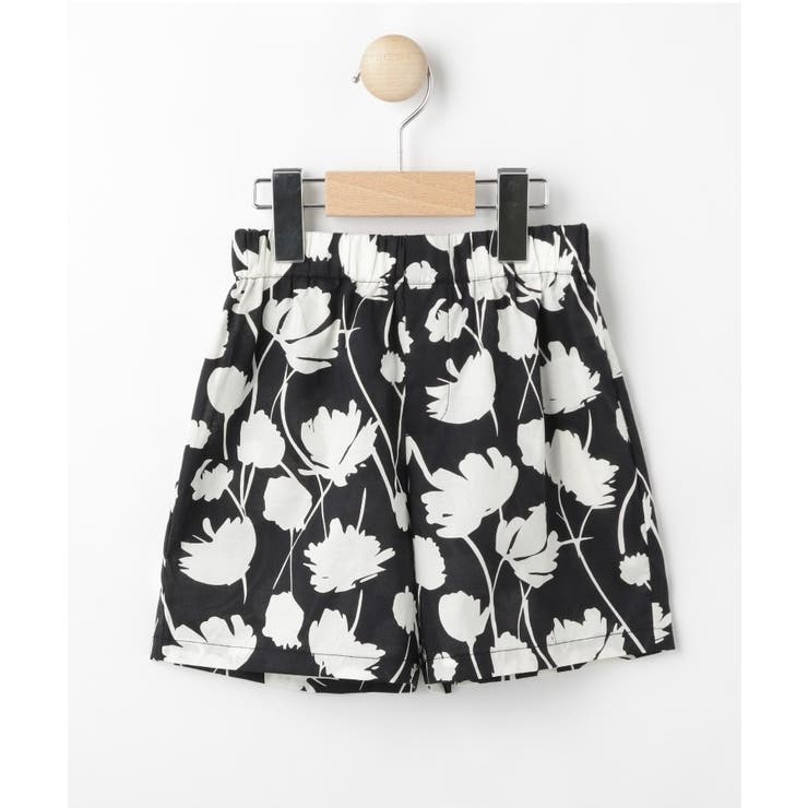 【リンクコーデ・ウエストゴム】フラワープリントパンツ | Dessin | 詳細画像1 