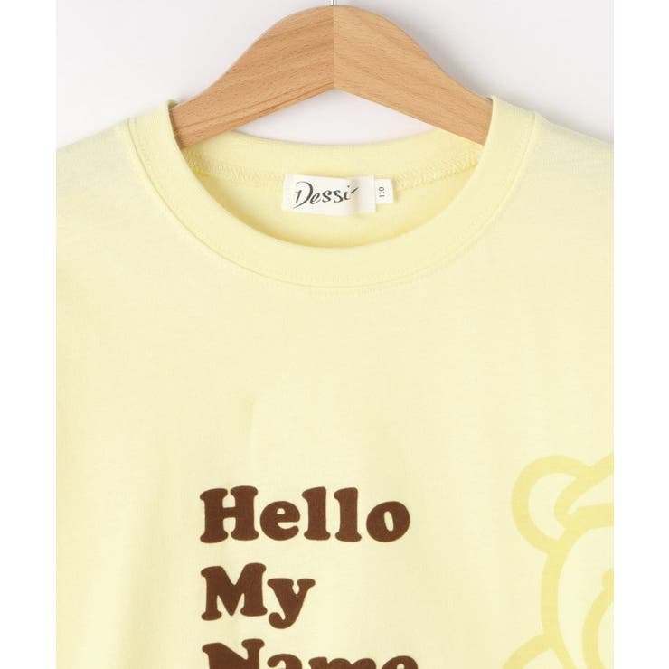 【洗える】Deddyロゴ入り オーガニックコットンTシャツ | Dessin | 詳細画像3 