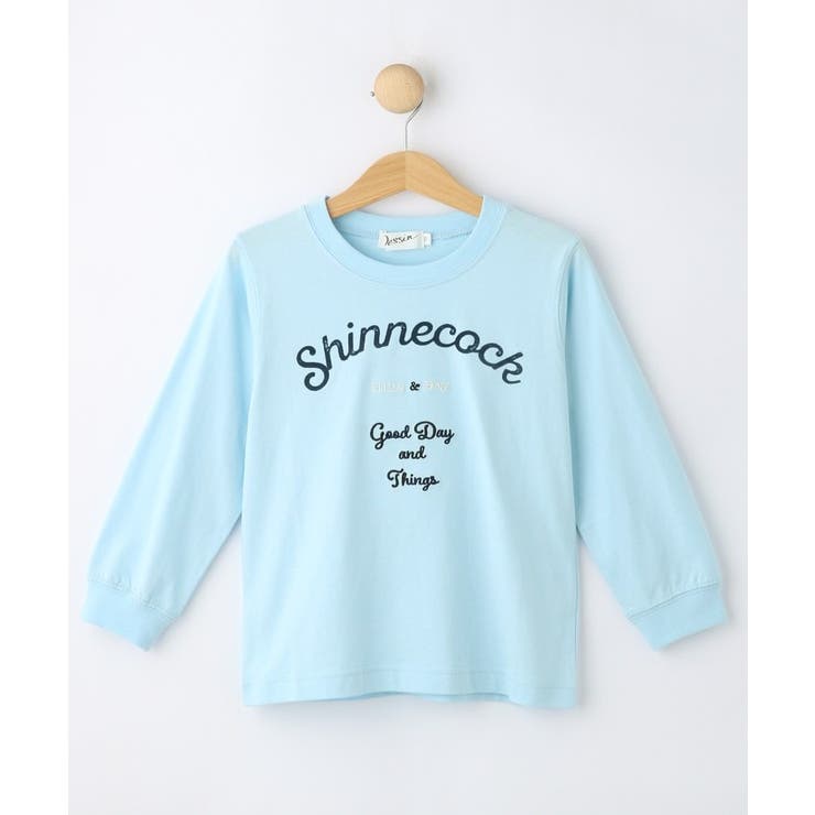 ブルー(091) | 【洗える】オーガニックコットンロングTシャツ | Dessin
