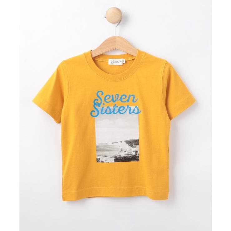 イエロー(032) | 【リンクコーデ可/洗える】オーガニックコットン Tシャツ | Dessin