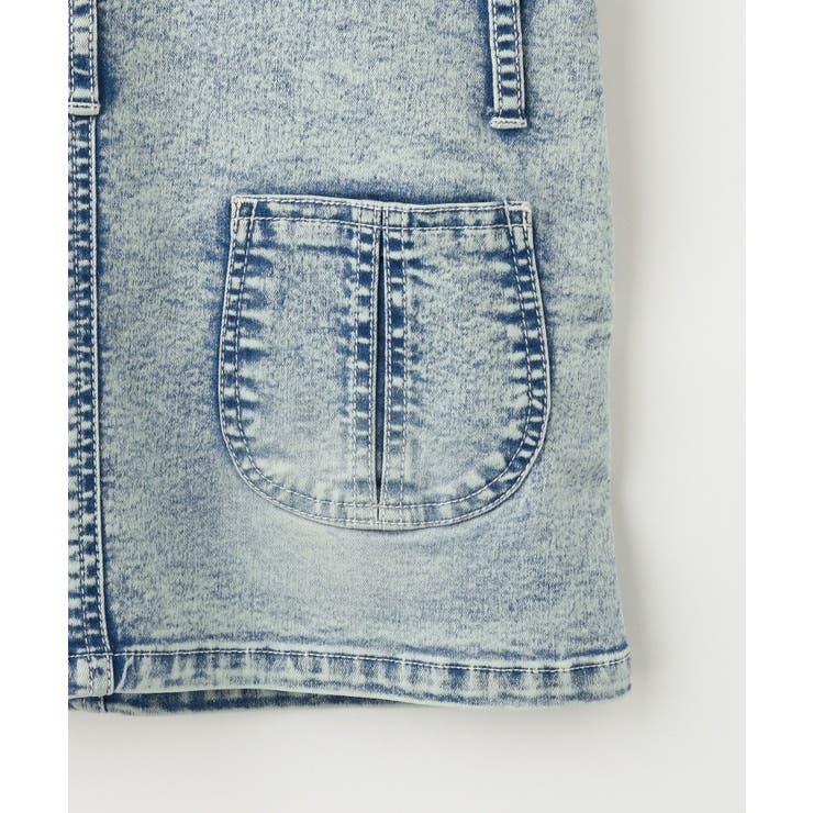 ハイストレッチデニムジャンパースカート | Dessin | 詳細画像9 