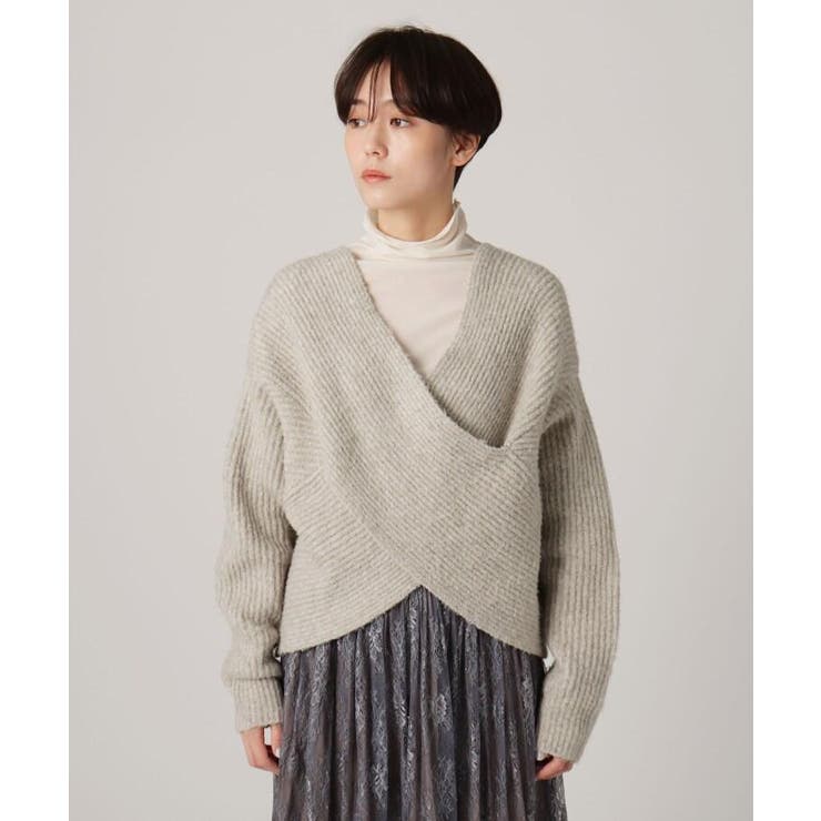 Style Yourself クロスデザインニット 品番 Wrdw Grove グローブ のレディースファッション通販 Shoplist ショップリスト