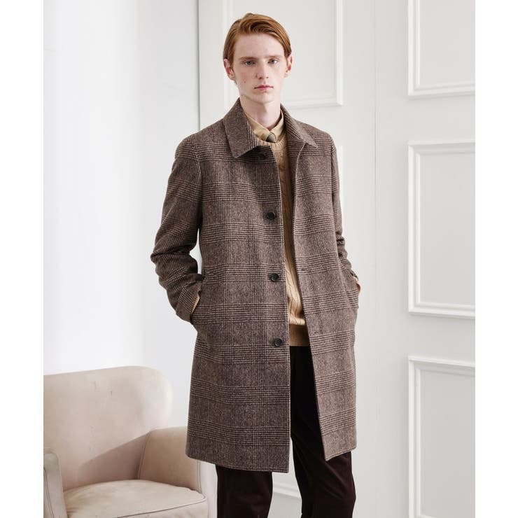 ピンクベージュ(253) | 【LIMITED】ウール混ステンカラーコート | TAKEO KIKUCHI