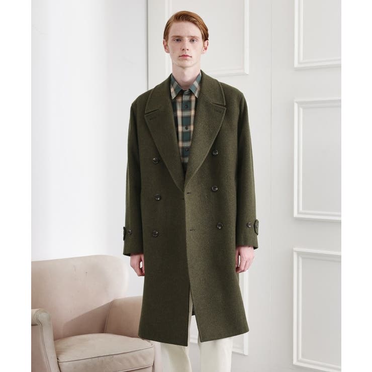 カーキ(028) | 【LIMITED】ウール混アルスターコート | TAKEO KIKUCHI