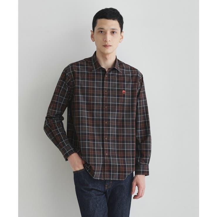 【LIMITED】ダークチェック長袖シャツ | TAKEO KIKUCHI | 詳細画像6 