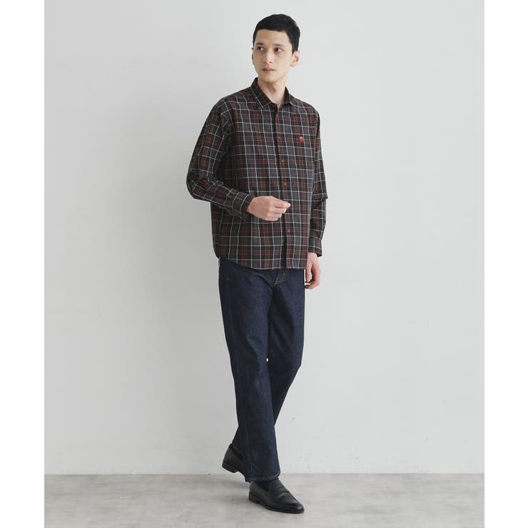 【LIMITED】ダークチェック長袖シャツ | TAKEO KIKUCHI | 詳細画像8 