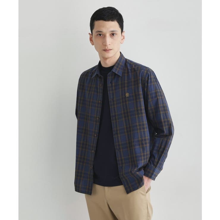 【LIMITED】ダークチェック長袖シャツ | TAKEO KIKUCHI | 詳細画像11 