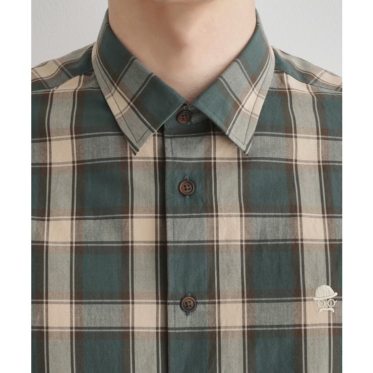 【LIMITED】ダークチェック長袖シャツ | TAKEO KIKUCHI | 詳細画像21 