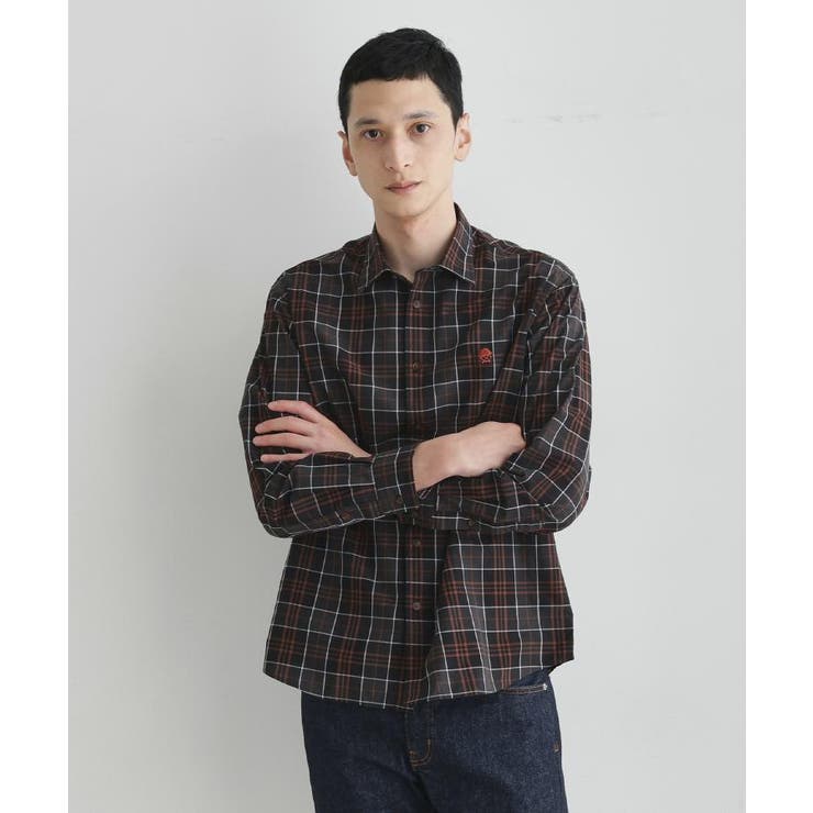 【LIMITED】ダークチェック長袖シャツ | TAKEO KIKUCHI | 詳細画像32 