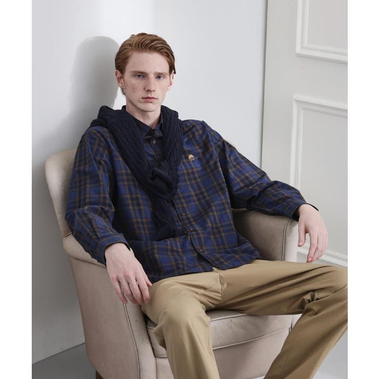 【LIMITED】ダークチェック長袖シャツ | TAKEO KIKUCHI | 詳細画像51 