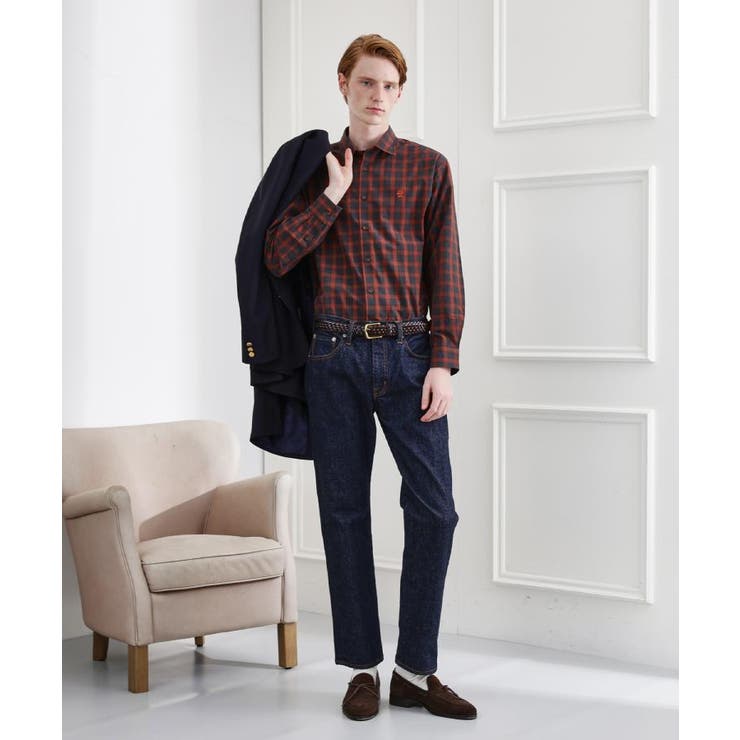 【LIMITED】ダークチェック長袖シャツ | TAKEO KIKUCHI | 詳細画像63 