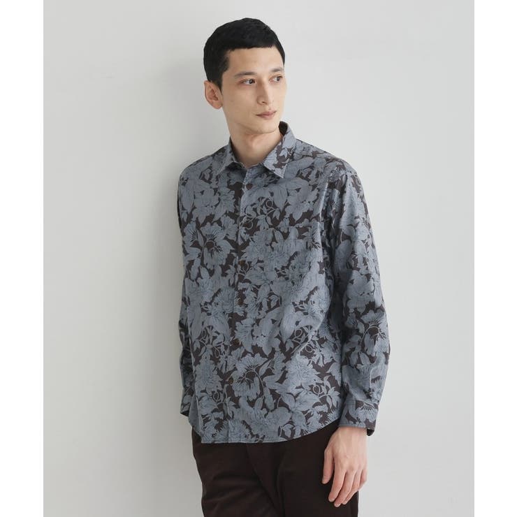 【LIMITED】フラワープリント長袖シャツ | TAKEO KIKUCHI | 詳細画像15 