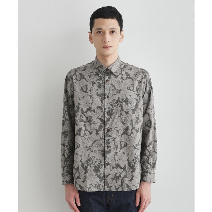 【LIMITED】フラワープリント長袖シャツ | TAKEO KIKUCHI | 詳細画像22 