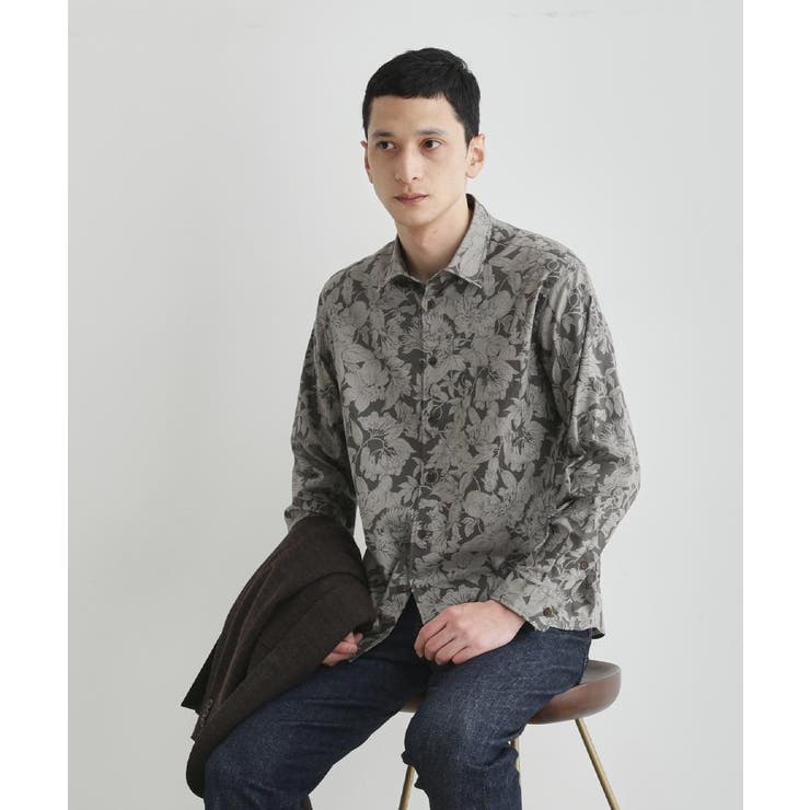 【LIMITED】フラワープリント長袖シャツ | TAKEO KIKUCHI | 詳細画像50 