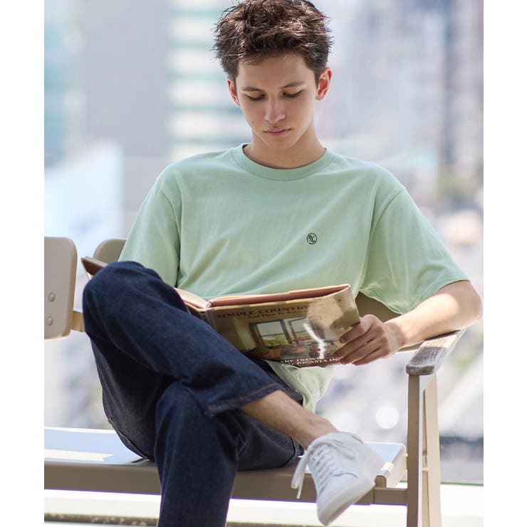 ミントグリーン(021) | 【LIMITED】10colors ワンポイントロゴTシャツ | TAKEO KIKUCHI