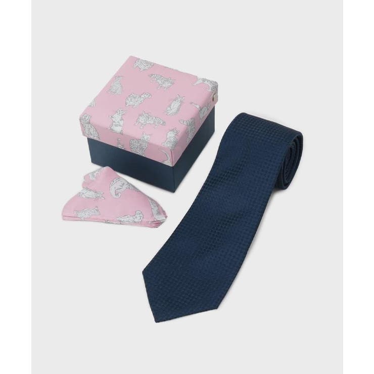 【BOXセット】ベーシックネクタイ＆リバティハンカチ 特製ギフトセット | TAKEO KIKUCHI | 詳細画像15 