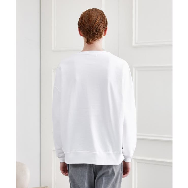 【LIMITED】ワンポイント刺繍スウェットトレーナー | TAKEO KIKUCHI | 詳細画像3 