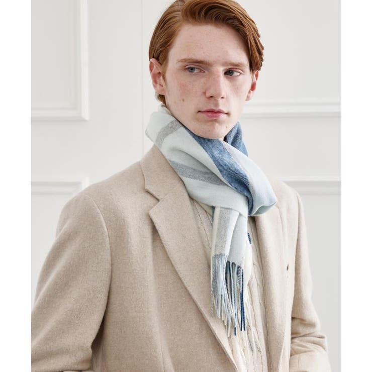 チェックカシミヤマフラー | TAKEO KIKUCHI | 詳細画像26 