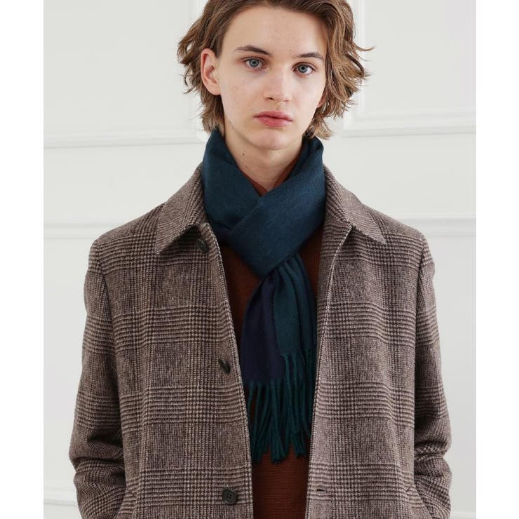 【ラッピング巾着セット】カシミヤブレンド リバーシブルマフラー | TAKEO KIKUCHI | 詳細画像24 