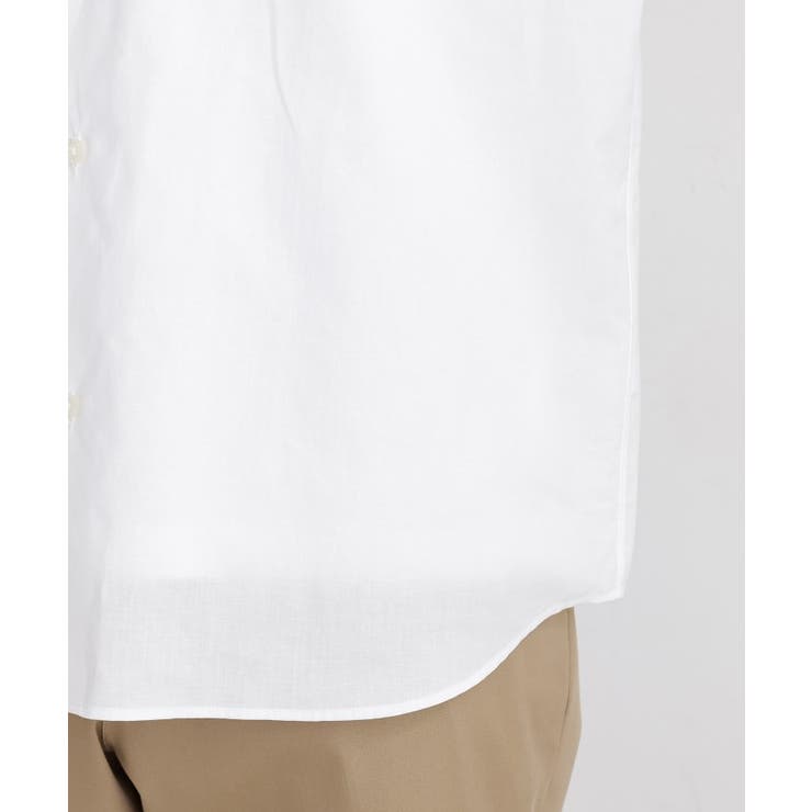 【LIMITED】ワンポイントロゴ刺繍 綿麻半袖シャツ | TAKEO KIKUCHI | 詳細画像7 