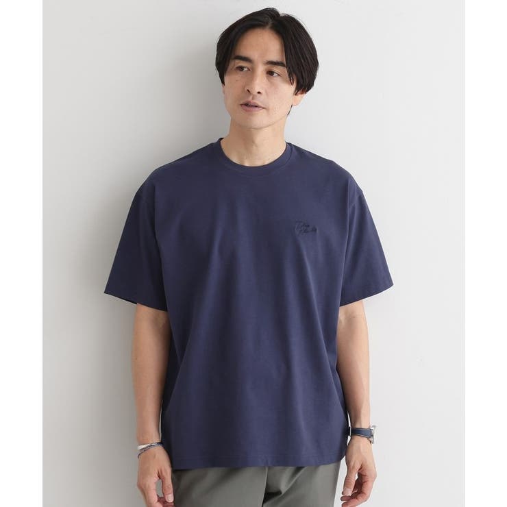 ネイビー(094) | 【LIMITED】ワンポイントロゴ 半袖Tシャツ | TAKEO KIKUCHI