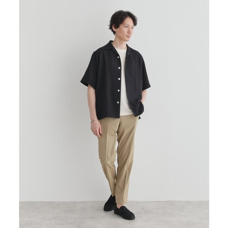 【LIMITED】ハンドライティングロゴ 1ポイントジャージ半袖シャツ | TAKEO KIKUCHI | 詳細画像14 