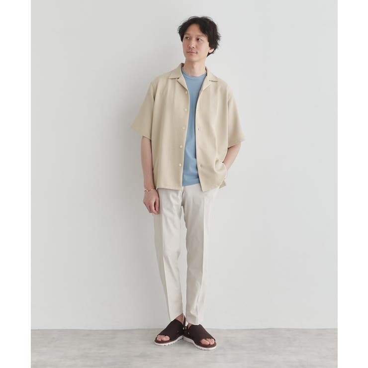 【LIMITED】ハンドライティングロゴ 1ポイントジャージ半袖シャツ | TAKEO KIKUCHI | 詳細画像20 