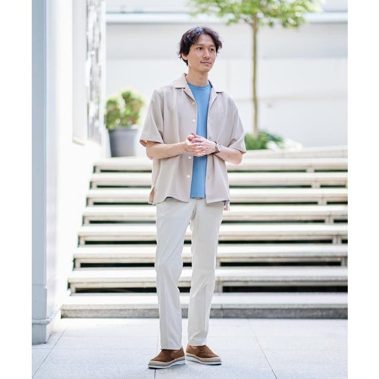 【LIMITED】ハンドライティングロゴ 1ポイントジャージ半袖シャツ | TAKEO KIKUCHI | 詳細画像22 