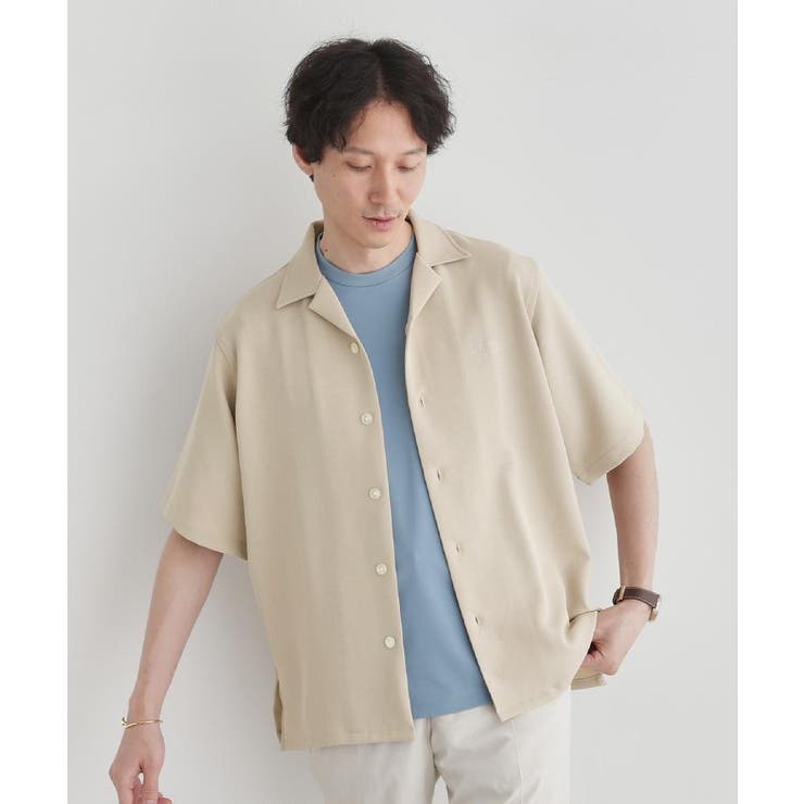 【LIMITED】ハンドライティングロゴ 1ポイントジャージ半袖シャツ | TAKEO KIKUCHI | 詳細画像17 