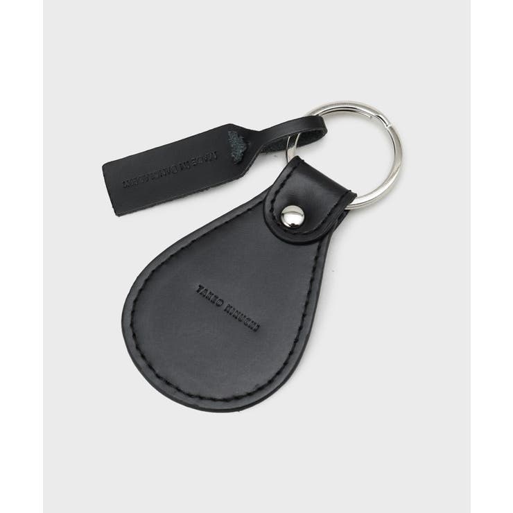 ブラック(019) | 【ブライドルレザー】ドロップキーホルダー | TAKEO KIKUCHI