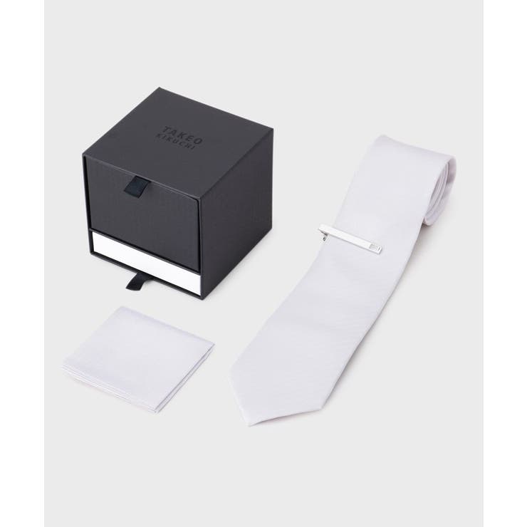 【ブライダル/フォーマル対応】ネクタイ＆チーフ＆タイバー  BOXセット | TAKEO KIKUCHI | 詳細画像51 
