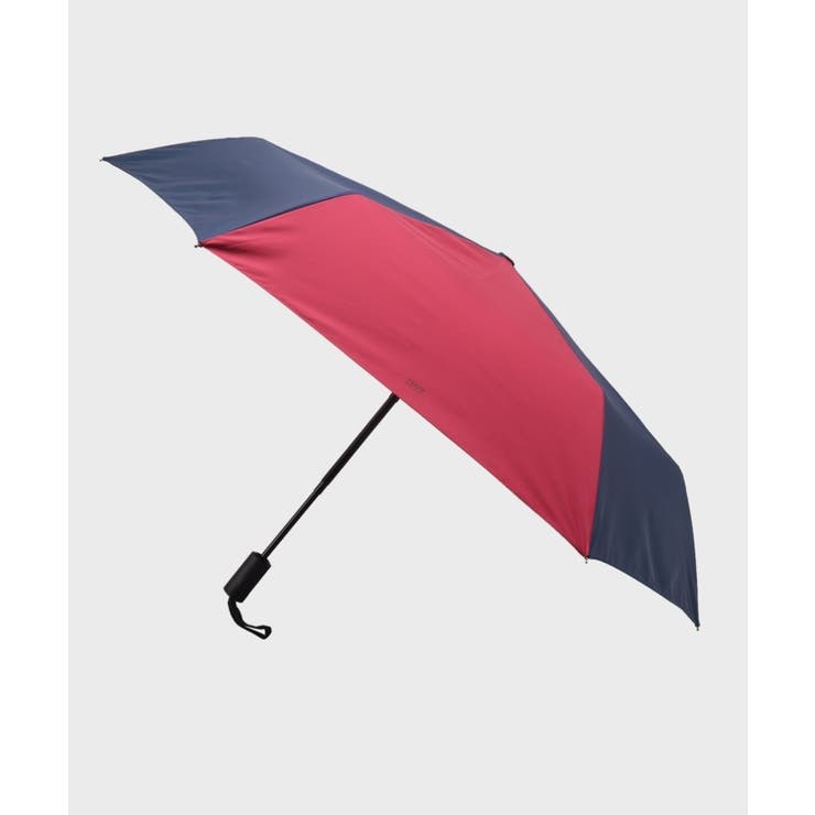 ボルドー×ネイビー(593) | 自動開閉式 折りたたみ傘 | TAKEO KIKUCHI