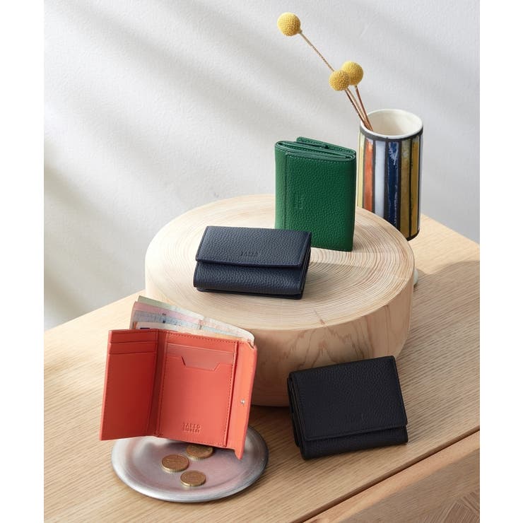 ソフトシュリンクレザー 三つ折り財布 | TAKEO KIKUCHI | 詳細画像1 