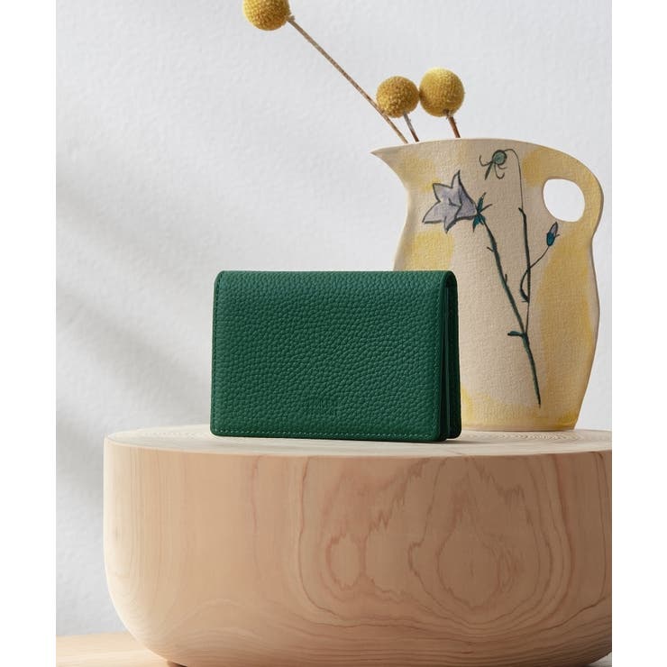 グリーン(023) | ソフトシュリンクレザー 名刺入れ | TAKEO KIKUCHI