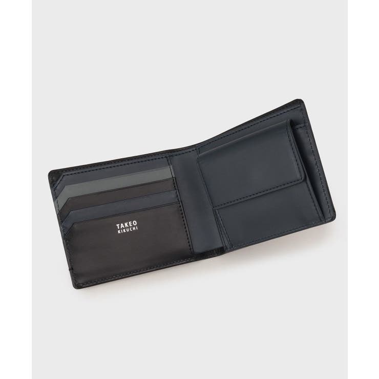 配色型押しレザー 2つ折り財布 | TAKEO KIKUCHI | 詳細画像6 