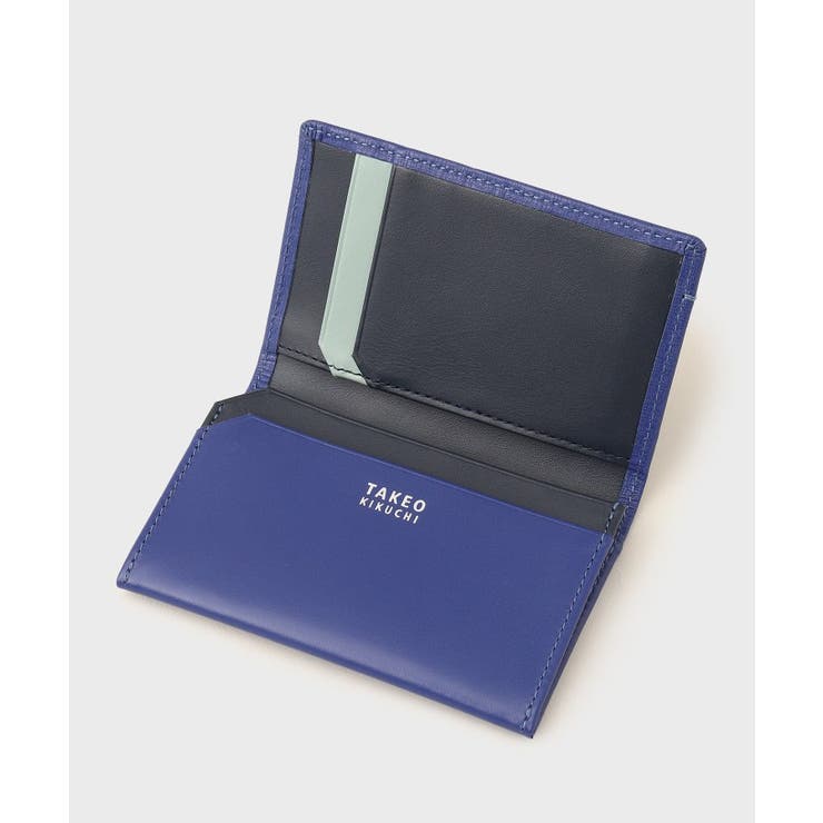 配色型押しレザー名刺入れ&ICカード段付き | TAKEO KIKUCHI | 詳細画像19 