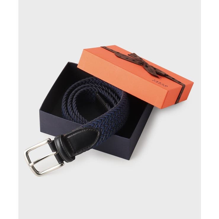 【GIFT】ヘリンボンシャドーゴムメッシュベルト | TAKEO KIKUCHI | 詳細画像2 