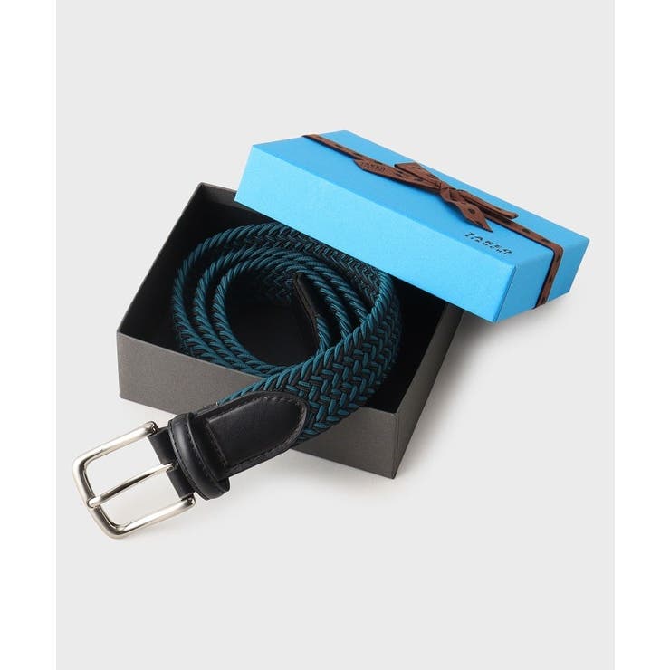 グリーン(522) | 【GIFT】ヘリンボンシャドーゴムメッシュベルト | TAKEO KIKUCHI