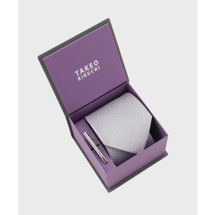 【BOXセット】無地ネクタイ&タイバー | TAKEO KIKUCHI | 詳細画像10 