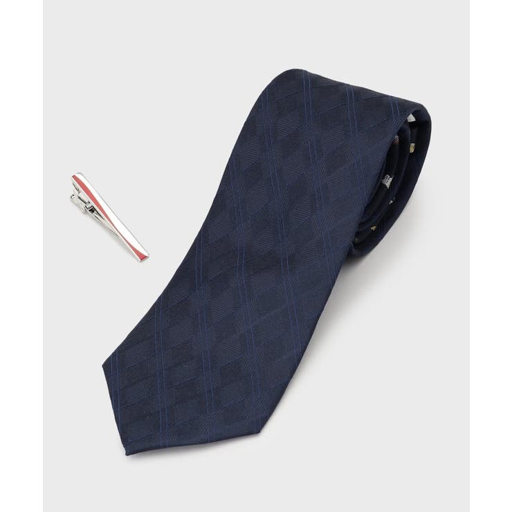 【お酒柄】ブルーネクタイ＆タイバー BOXセット | TAKEO KIKUCHI | 詳細画像18 