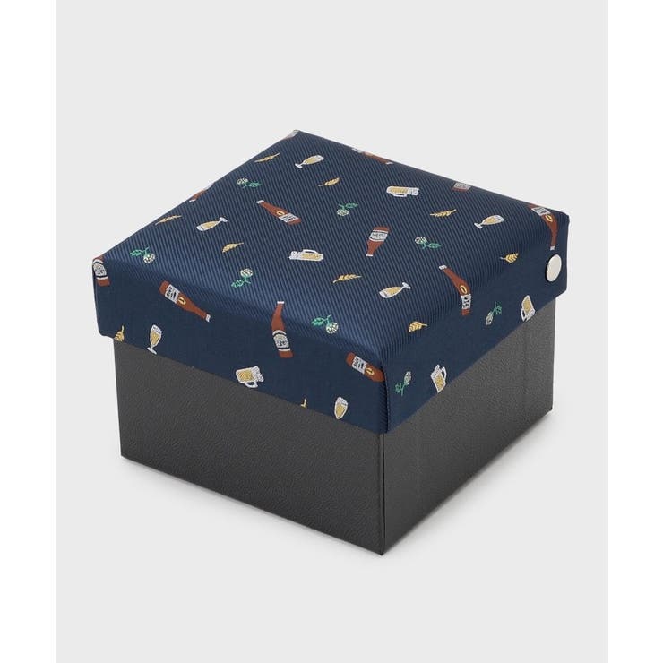 【お酒柄】ブルーネクタイ＆タイバー BOXセット | TAKEO KIKUCHI | 詳細画像24 