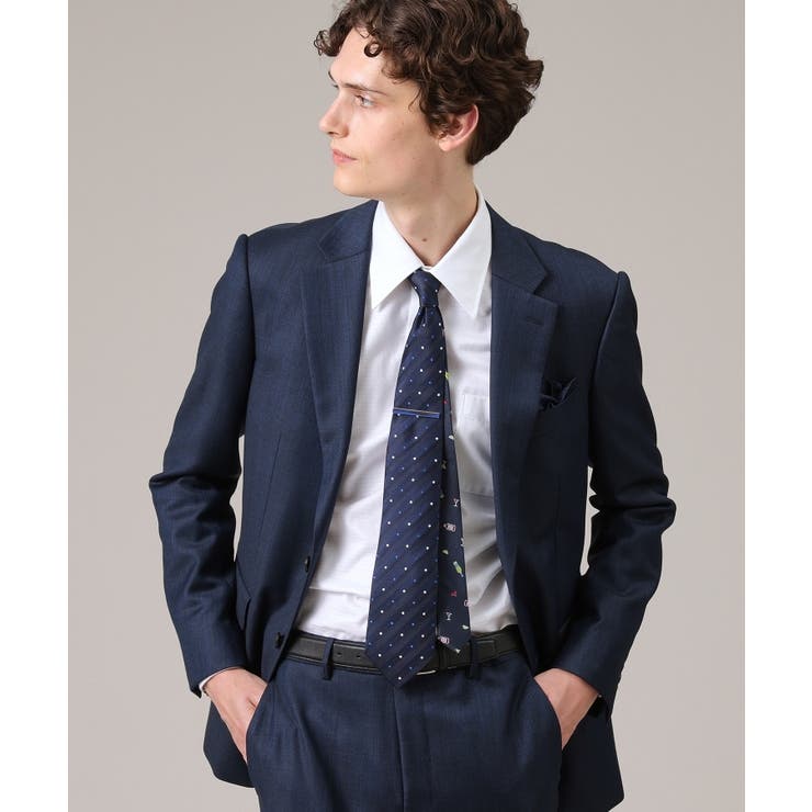 【お酒柄】ブルーネクタイ＆タイバー BOXセット | TAKEO KIKUCHI | 詳細画像37 